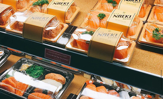 Naeki Salmon Sushi, Sashimi, Sushi set