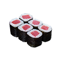 Naeki's Tuna (maguro) Hosomaki sushi rolls (6 pieces).