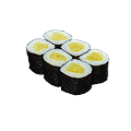 Naeki's Takuan Hosomaki sushi rolls (6 pieces)